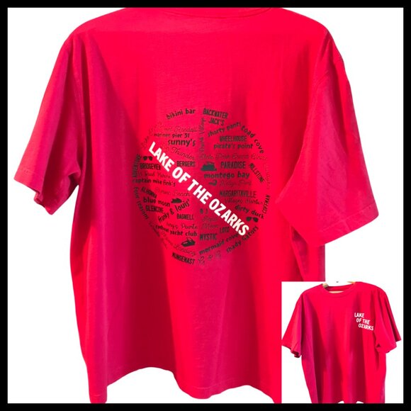 Upcycled Lake of the Ozarks Tee: Landmarks & Marinas Graphics, Size XL - Picture 12 of 12